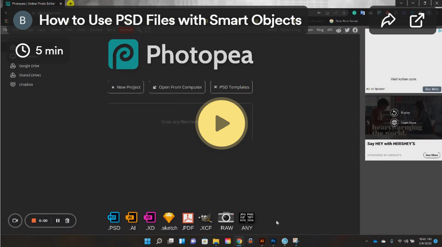 How to Use PSD Files with Smart Objects
